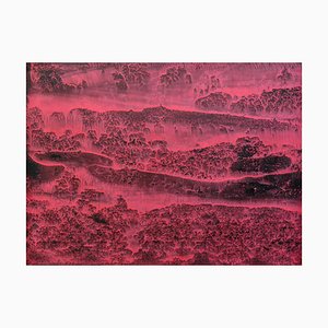 Li Chi-Guang, The Red Mountain Series No.12, 2018, Encre sur Papier