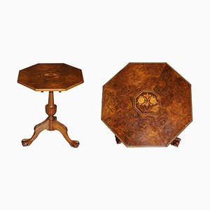 Tablero de mesa de madera nudosa de nogal de principios del siglo XIX