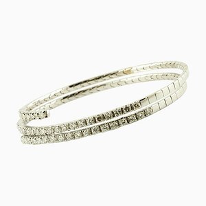 Diamond & 18K White Gold Bracelet