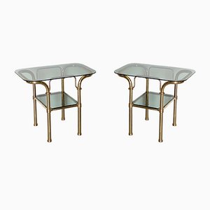 Brass Tables, 1980s, Set of 2