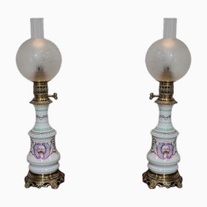 Petroleum Lamps, 19th Century, Set of 2