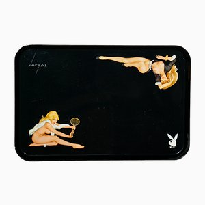 Vintage Cocktail Tray by Alberto Vargas for Webel