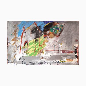 Giosetta Fioroni, La maison du peintre, 1990, Farbserigrafie