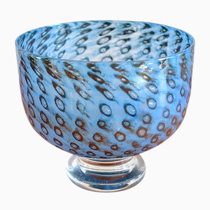 Large Glass Art Bowl by Bertil Vallien for Kosta Boda