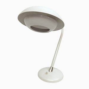 Lámpara de mesa italiana Mid-Century blanca de Stilnovo, años 50