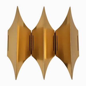 Gothic III Wall Lamp by Bent Karlby for Lyfa, Denmark, 1960s