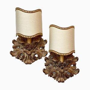 Vintage Italian Wall Sconces from C.N. Firenze, 1980s, Set of 2,