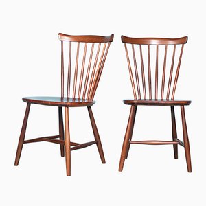 Nesto Spindle Chairs by Yngve Ekström, Set of 2, 1960s