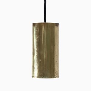 Vintage Brass Spot Hanging Lamp, Denmark