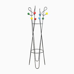 French Cle De Sol Coat Stand by Roger Feraud, 1950s
