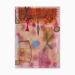 Michael Barringer, Cave Quilt, 2019, Mixed Media on Paper