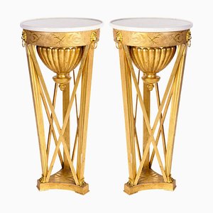 Italian Guéridons or Side Tables, 1830s, Set of 2