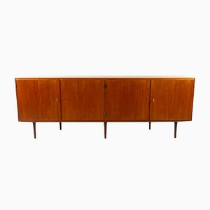 Credenza bassa vintage in teak di Hundevad & Co, Danimarca, anni '60