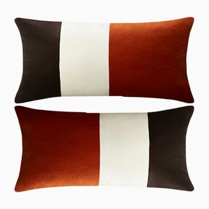 3-Tone Bedroom Cushion in Brick Red from LO Decor