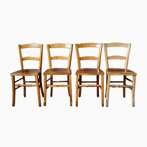 Vintage Bistrot Chairs, Set of 4