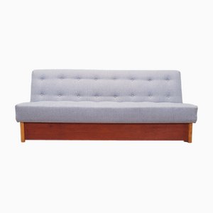 Modern Grey Folding Sofa, Denmark, 1960s,