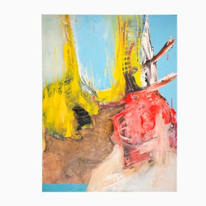 Detlef Hagenbäumer, albero di limone, acrilico su tela