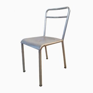 Chair in Aluminum in the Style of Gio Ponti for Montecatini, 1950s