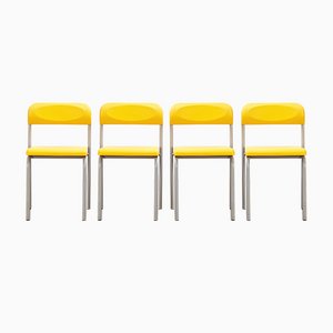 Griechische Stühle von Ettore Sottsass für Bieffeplast, 1980er, 4er Set