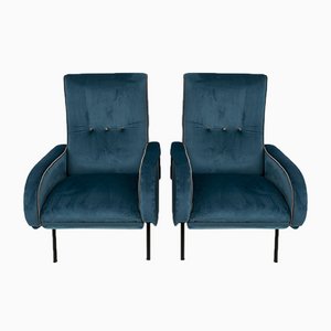 Reclining Armchairs by Marco Zanuso, Italy, 1950s, Set of 2