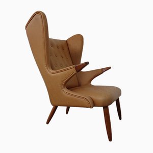 Mid-Century Teak & Leather Armchair by Svend Skipper for Skippers Møbler