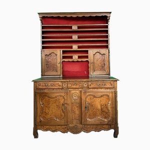 Louis XV Elm and Walnut Dresser