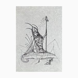Salvador Dali, Les Songes drolatiques de Pantagruel XV, 1973, Litografia su carta giapponese