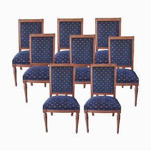 Chaises Néoclassiques par Francisco Hurtado, Set de 8