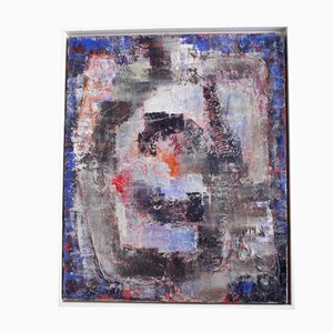 Georges Breuil, pintura abstracta, óleo sobre lienzo