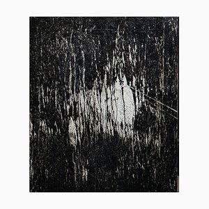 Irakli (Akuna) Kavtaradze, Abstract 1, 2021, Técnica mixta sobre lienzo