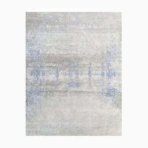 Modern Abstract Style Knotted Rug