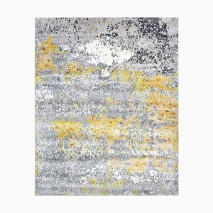 Modern Abstract Style Knotted Rug