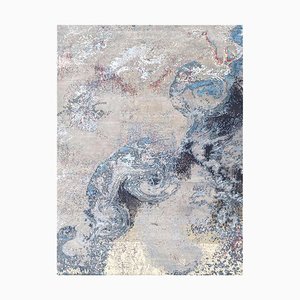 Modern Abstract Style Knotted Rug