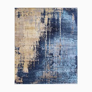 Modern Hand Knotted Abstract Style Rug