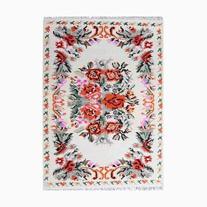 Tappeto Kilim floreale in stile Bessarabia