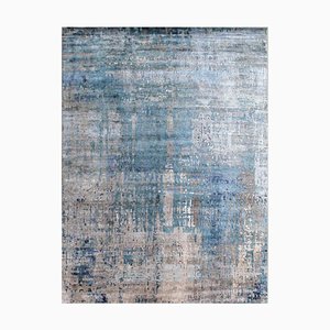 Modern Hand Knotted Abstract Style Rug