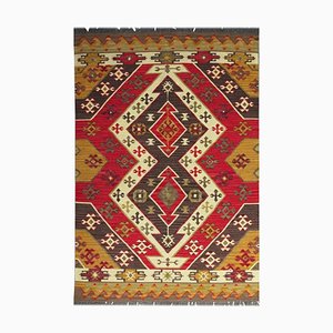 Tapis Kilim Style Anatolien Tissé à la Main