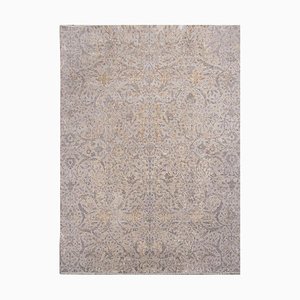 Tapis Tissé à la Main en Soie et Laine