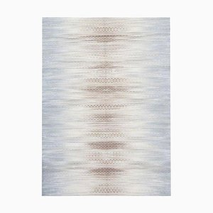 Ikat Style Handwoven Cotton Kilim Rug