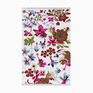 Bessarabian Style Floral Flat Kilim Rug