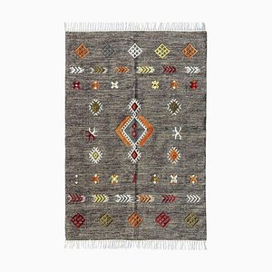 Alfombra Kilim tribal estilo marroquí tejida a mano