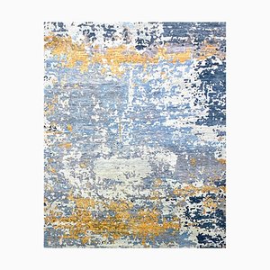 Modern Hand Knotted Abstract Style Rug