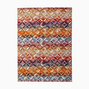 Handwoven European Style Flat Kilim Rug