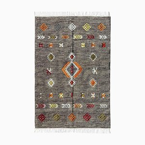 Tribal Moroccan Style Handwoven Kilim Rug