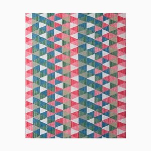 Handwoven European Style Flat Kilim Rug