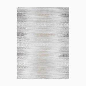 Ikat Style Handwoven Cotton Kilim Rug