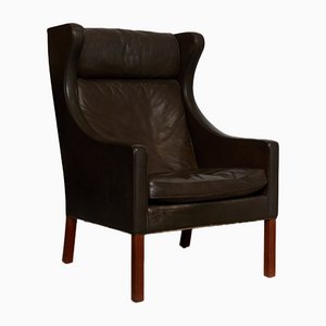 Mid-Century Model 2204 Wingback Chair by Børge Mogensen for Fredericia