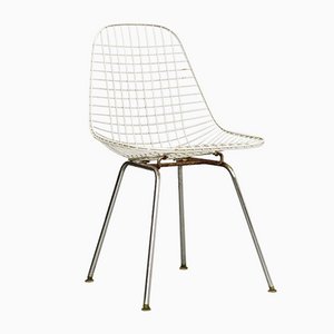 DKR Wire Dining Chairs by Charles & Ray Eames for Herman Miller, 1950s, Set of 6