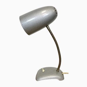 Lampe de Bureau à Col de Cygne Grise, 1960s