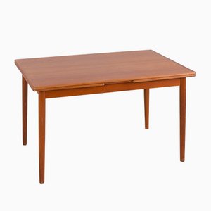 Danish Extendable Teak Dining Table by Willy Sigh for H. Sigh & Son, 1960s